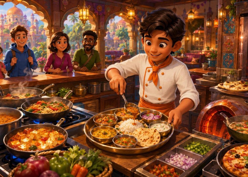 Cooking Mania combines recipe preparation, service timing and a growing restaurant challenge