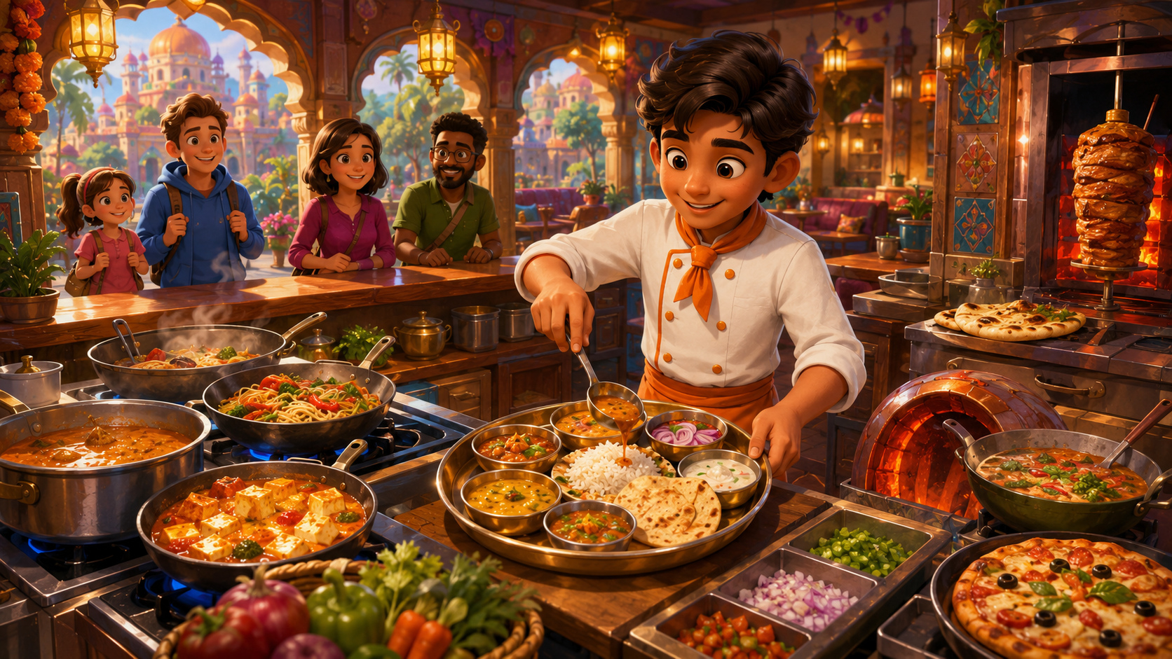 Cooking Mania combines recipe preparation, service timing and a growing restaurant challenge