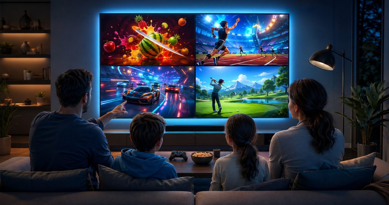 A smart-TV shortlist works best when the game, screen, input and available session all fit