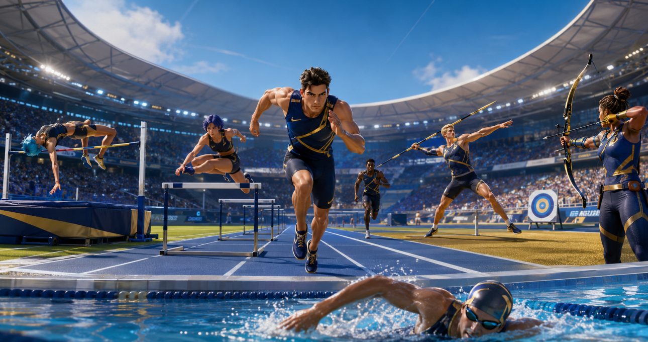 A multi-sport review begins with event variety and the different cues each discipline rewards
