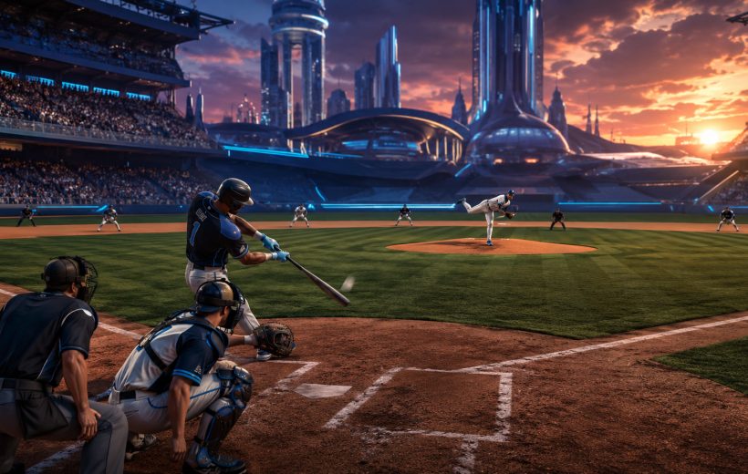Batting, pitching and fielding form one complete baseball loop across an inning