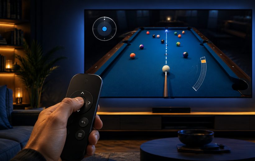 Deliberate aiming, spin and power can fit a compact remote when the exact title documents that control