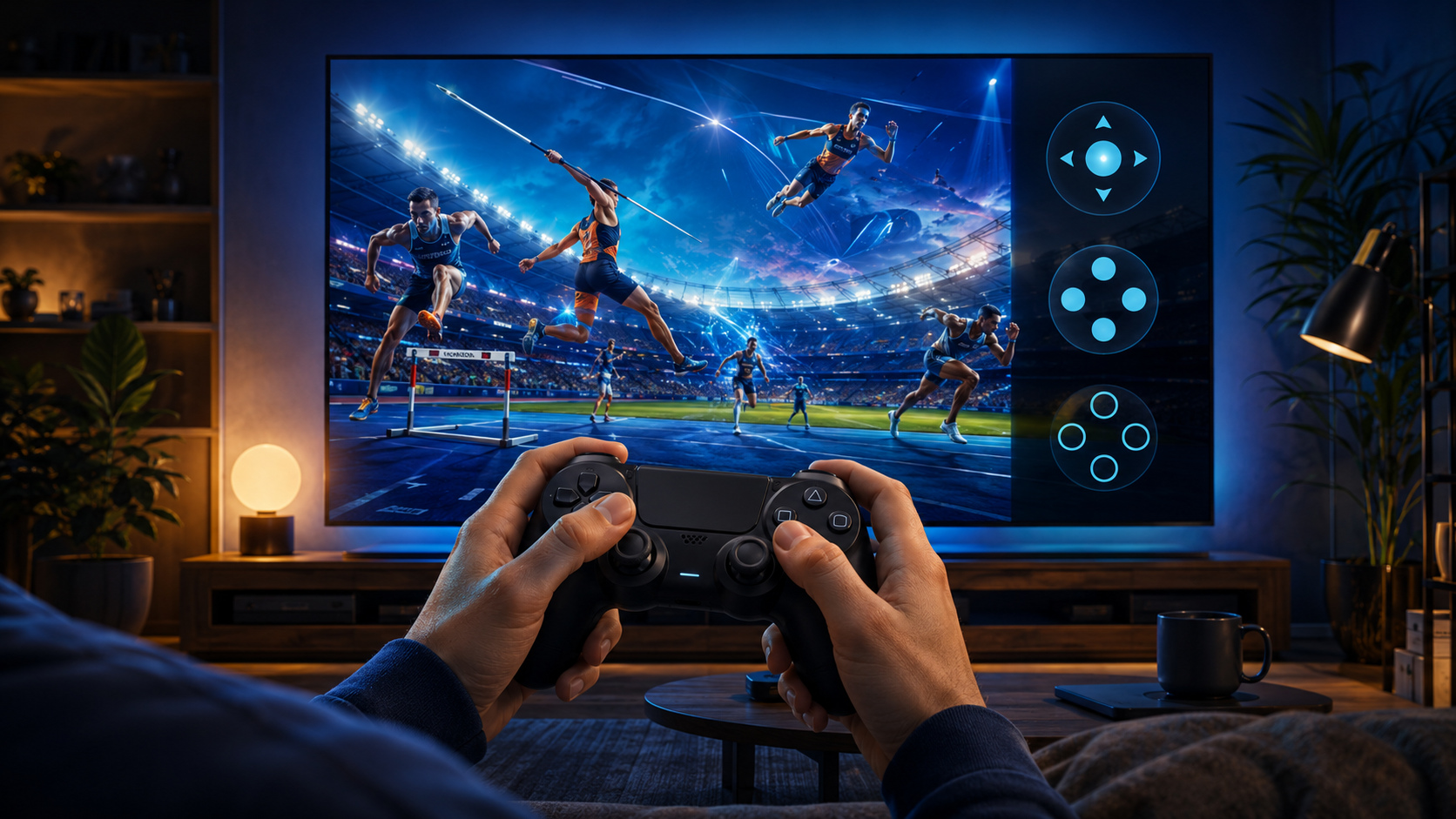 A gamepad can support continuous movement and layered actions when the installed game confirms it