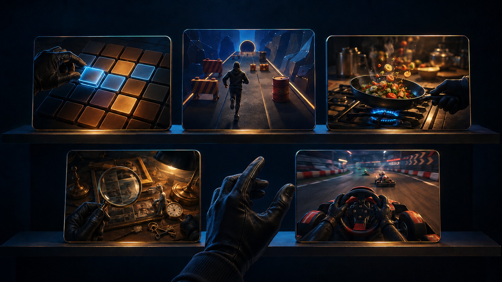 Original editorial illustration: a coherent collection can guide exploration without becoming a unified launcher