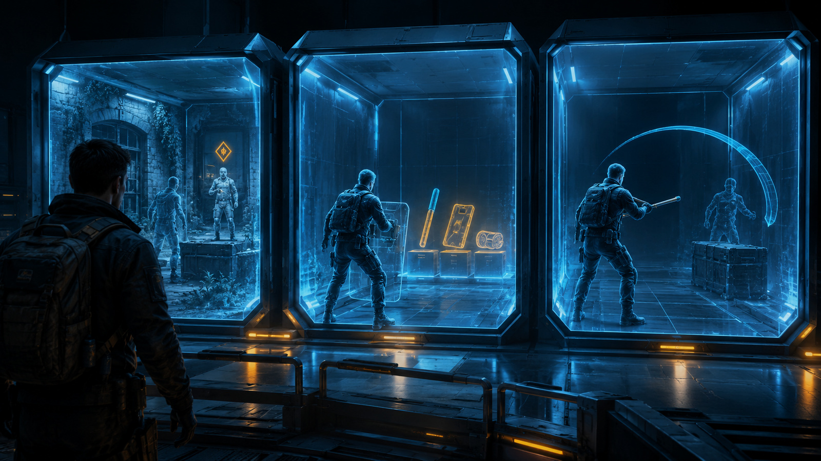 Original editorial illustration: three comparable encounters isolate observation, spacing and one timing adjustment in a repeatable survival drill