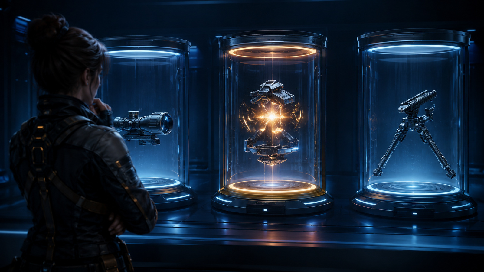 Scope, firepower and stability are separate progression categories