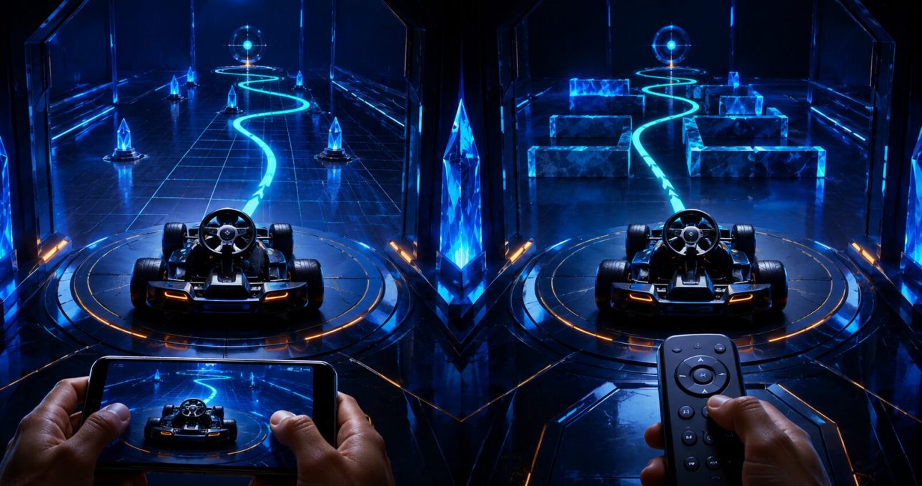 Touch and television controls need separate calibration before speed matters